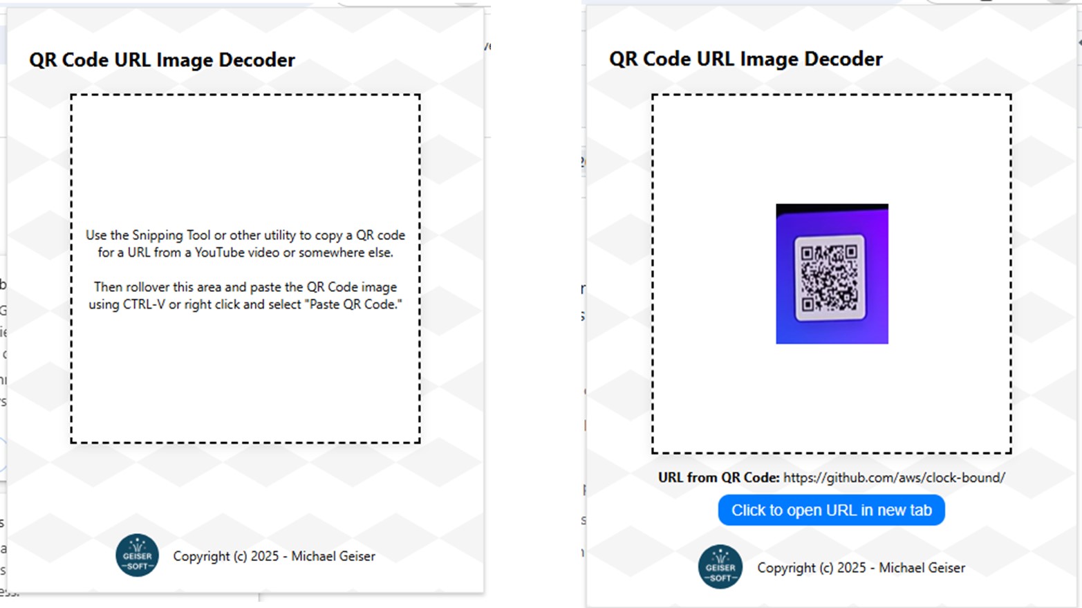 QR Code URL Parser Chrome Extension
